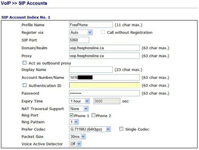 SIP Accounts