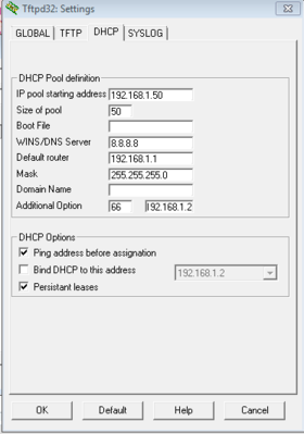 DHCP Configuration